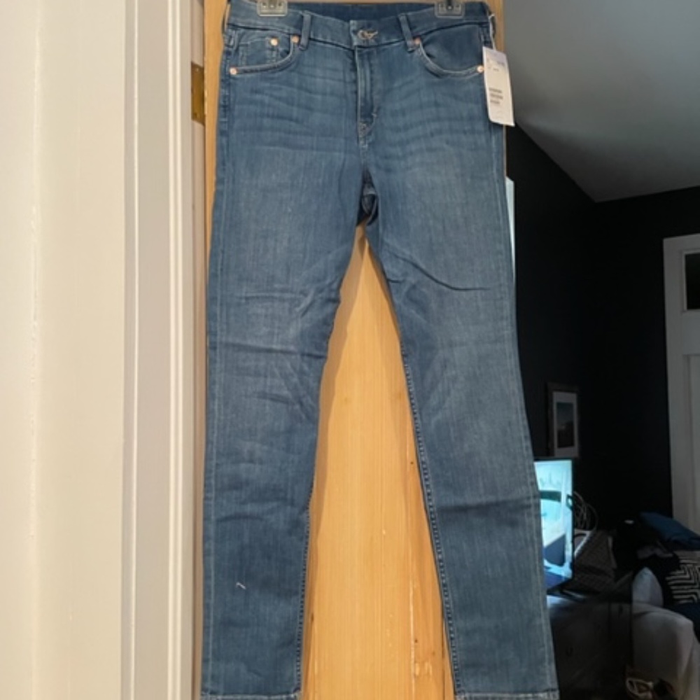 H&M SKINNY JEANS STRETCH DENIM SIZE 30/32 NWT